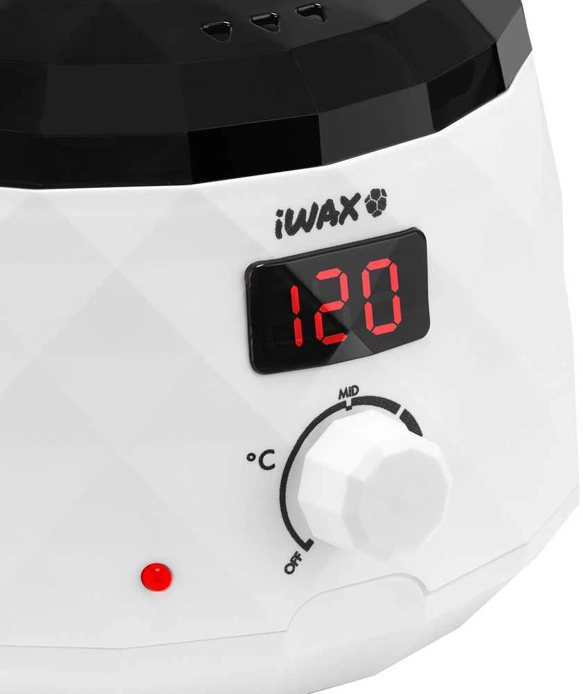 Activeshop Vaško šildytuvas su ekranu iWAX DIAMOND 400ml, Baltas