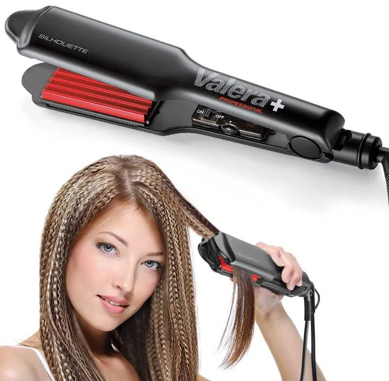Activeshop "Valera Professional" platus 6 bangų turmalino keraminis garbanojimo lygintuvas SILHOUETTE 647.02
