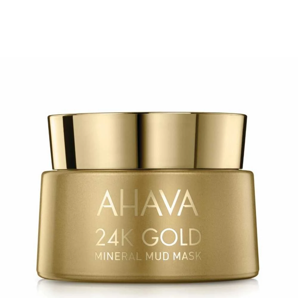 AHAVA 24K Gold Mineral Mud Mask aukso mineralinė purvo kaukė, 50 ml