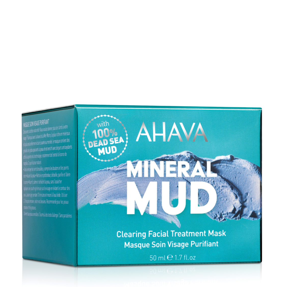 AHAVA Mineral Mud Clearing Facial Treatment Mask valomoji veido kaukė, 50 ml