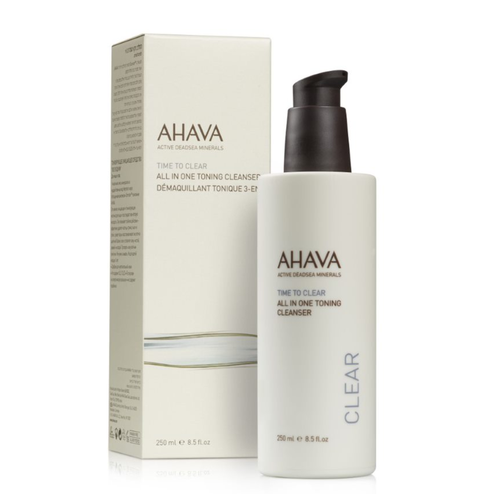 AHAVA Time To Clear All-In-One Toning Valiklis tonizuojantis prausiklis, 250 ml