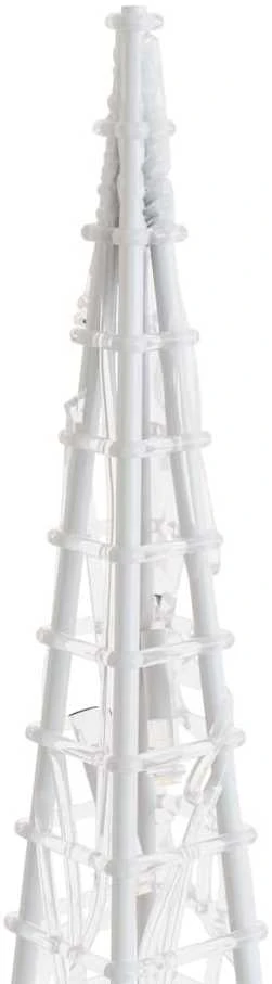 Akrilinė LED dekoracija kūgiai, šaltos baltos, 60/90/120cm