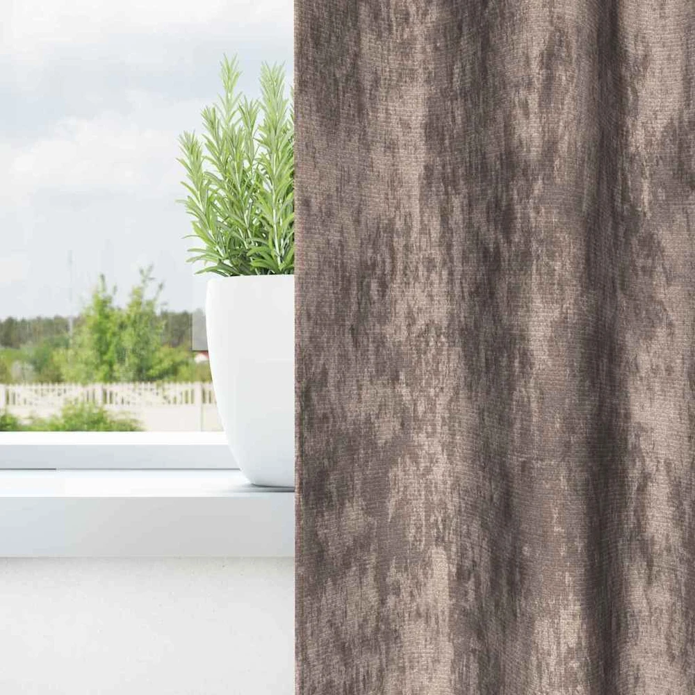 Aksominio tipo užuolaidos 2 vnt. Kapučino 260 x 140 cm Aksomas