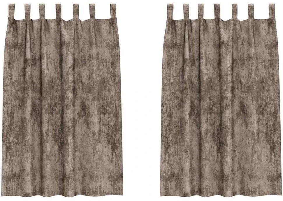 Aksominio tipo užuolaidos 2 vnt. Kapučino 175 x 140 cm Aksomas