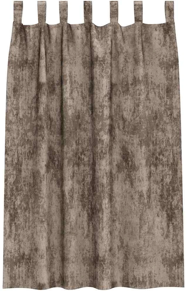 Aksominio tipo užuolaidos 2 vnt. Kapučino 175 x 140 cm Aksomas