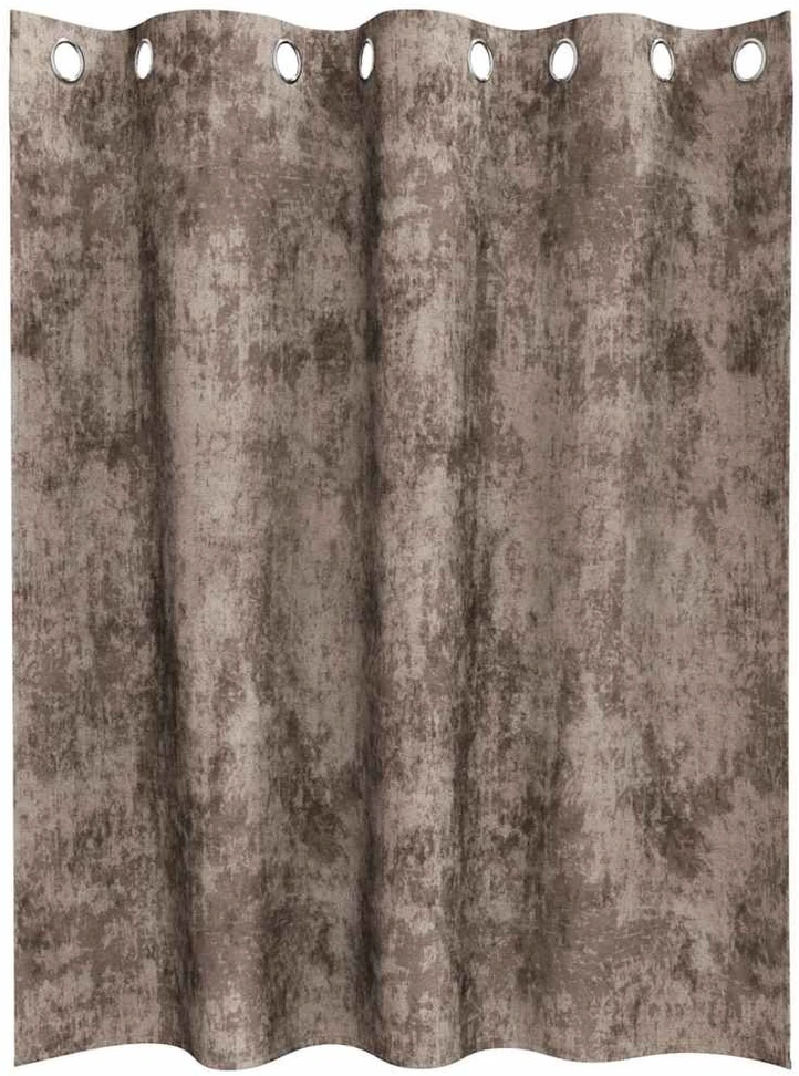 Aksominio tipo užuolaidos 2 vnt. Kapučino 140 x 140 cm Aksomas