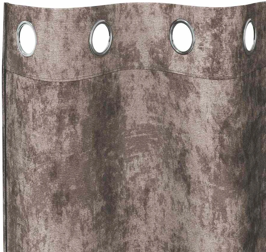 Aksominio tipo užuolaidos 2 vnt. Kapučino 225 x 140 cm Aksomas