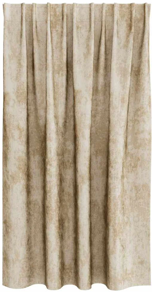Aksominio tipo užuolaidos 2 vnt. Kreminė 140 x 140 cm Aksomas