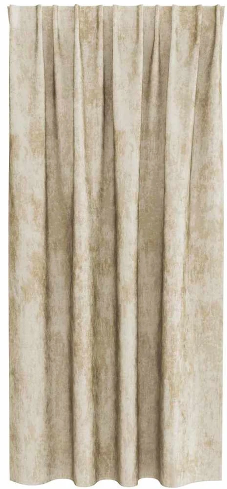 Aksominio tipo užuolaidos 2 vnt. Kreminė 175 x 140 cm Aksomas