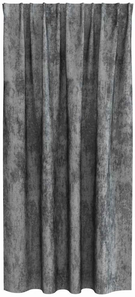 Aksominio tipo užuolaidos 2 vnt. Pilka 175 x 140 cm Aksomas