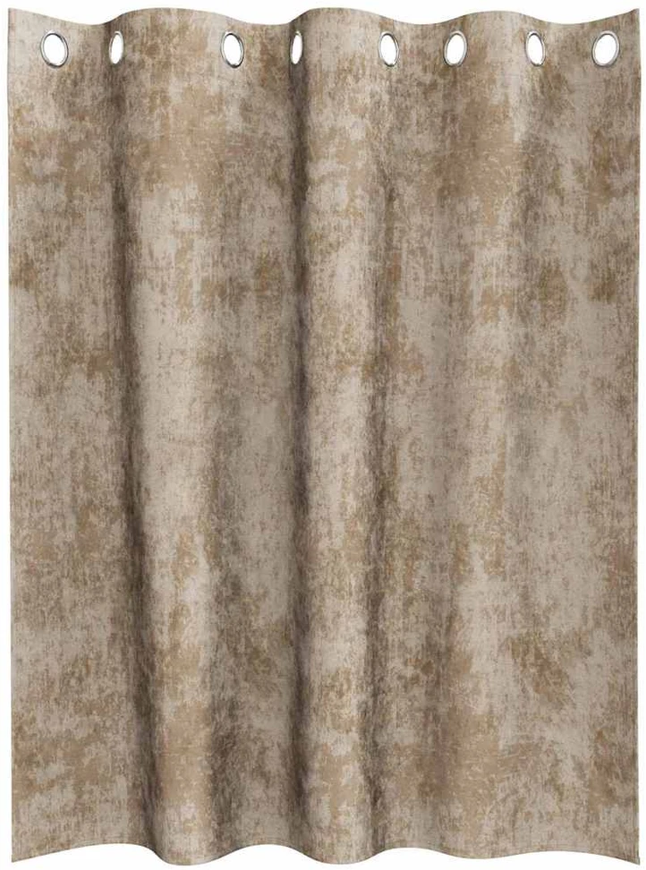 Aksominio tipo užuolaidos 2 vnt. šampano 140 x 140 cm Aksomas