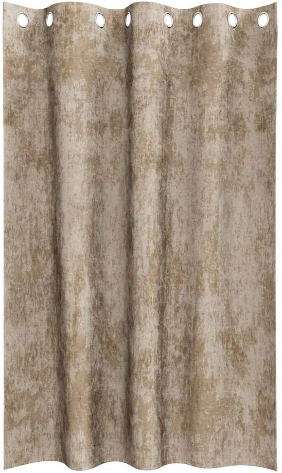 Aksominio tipo užuolaidos 2 vnt. šampano 175 x 140 cm Aksomas