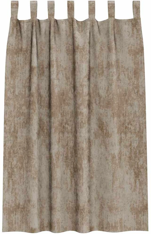 Aksominio tipo užuolaidos 2 vnt. šampano 175 x 140 cm Aksomas