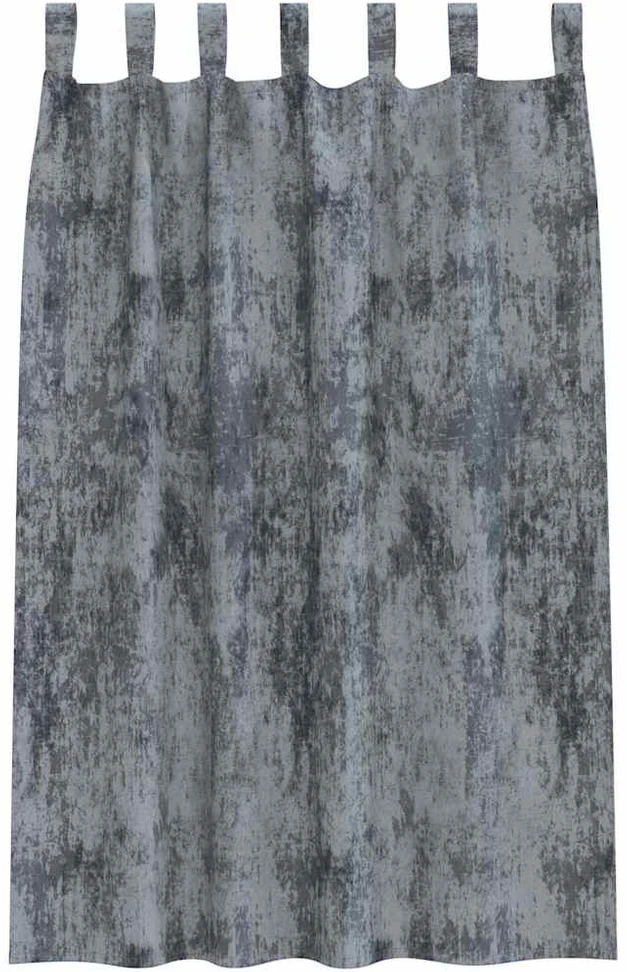 Aksominio tipo užuolaidos 2 vnt. Sidabrinė Pilka 175 x 140 cm