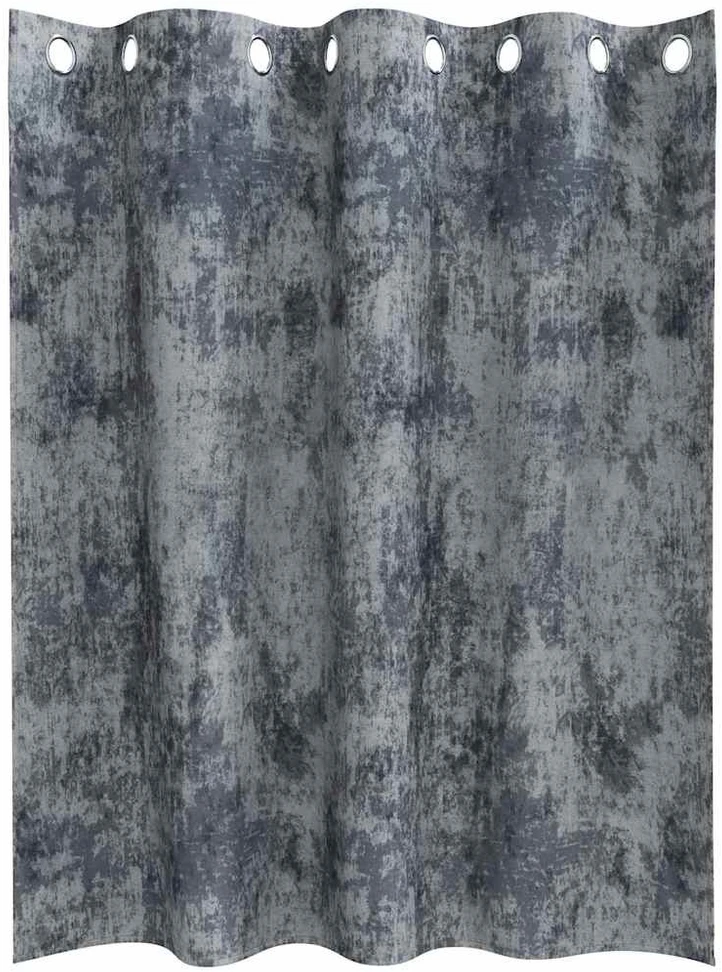 Aksominio tipo užuolaidos 2 vnt. Sidabrinė Pilka 140 x 140 cm