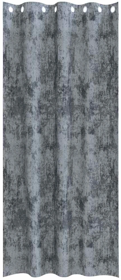 Aksominio tipo užuolaidos 2 vnt. Sidabrinė Pilka 260 x 140 cm