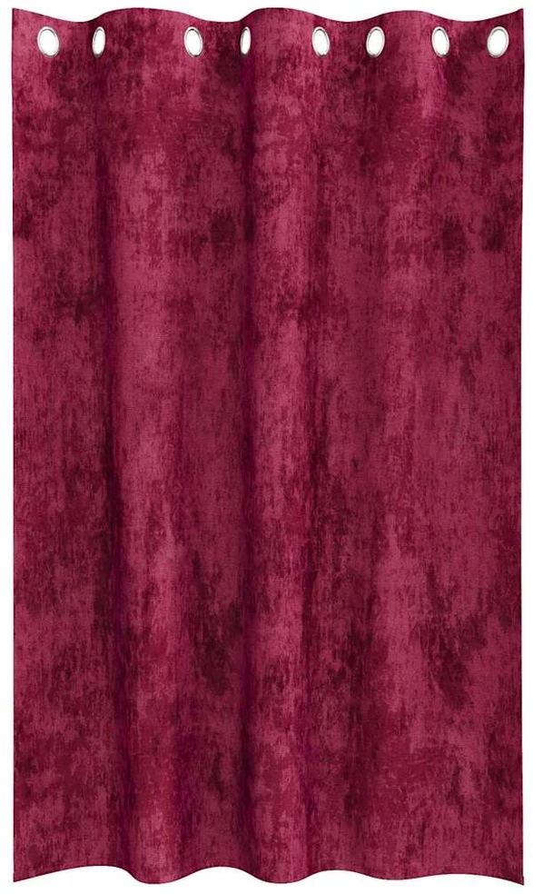 Aksominio tipo užuolaidos 2 vnt. Vyno raudona 175 x 140 cm