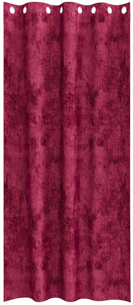 Aksominio tipo užuolaidos 2 vnt. Vyno raudona 260 x 140 cm