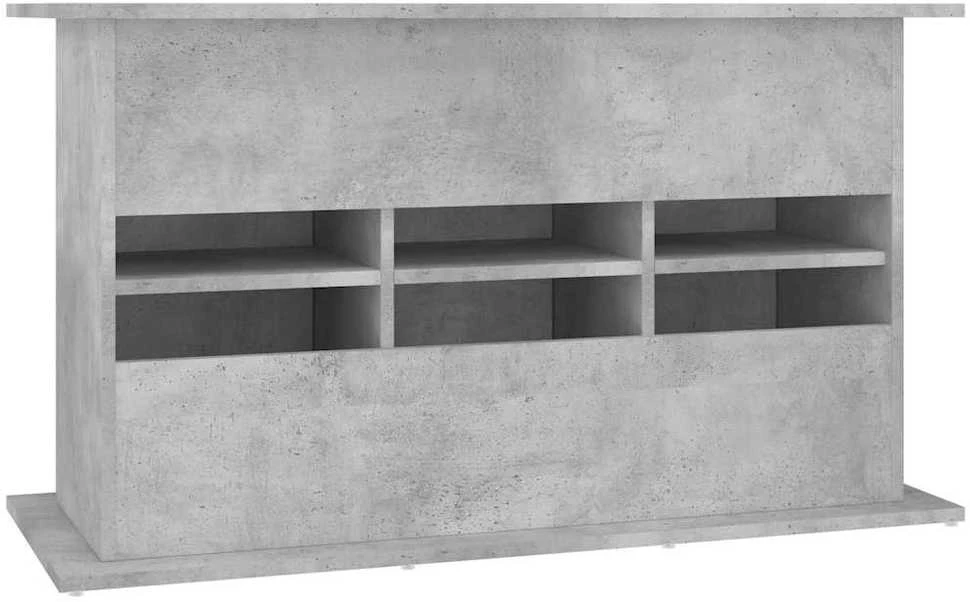 Akvariumo stovas, betono pilkas, 101x41x58cm, apdirbta mediena