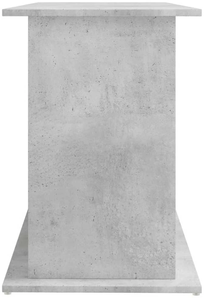 Akvariumo stovas, betono pilkas, 121x41x58cm, apdirbta mediena