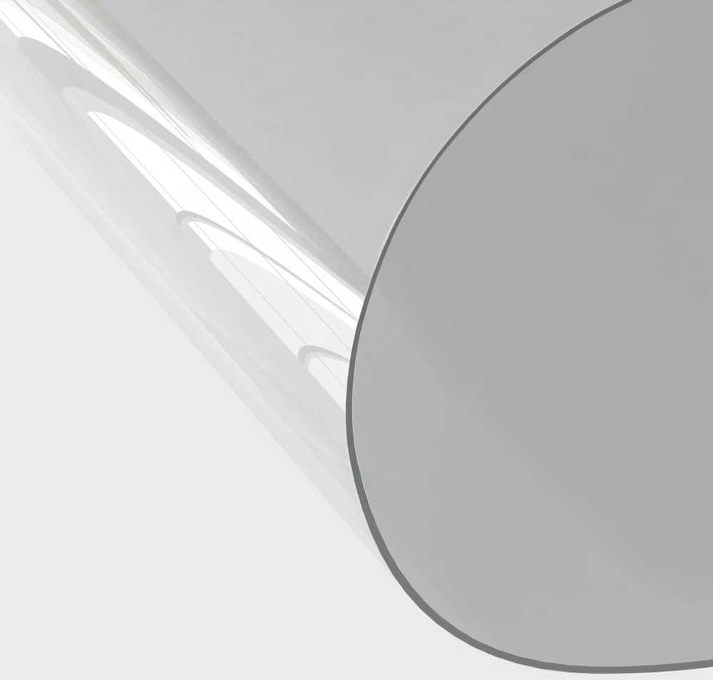 Apsauginės stalo plėvelės ritinys, skaidrus, 0,9x15m, PVC, 1,6mm