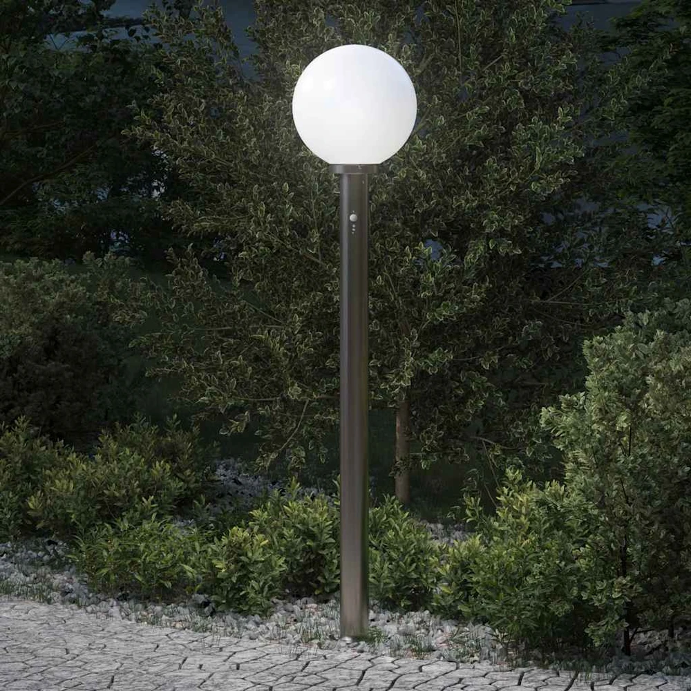 Pakabinamas šviestuvas Apsauginis stulpelis su jutikliu, 120 cm, nerūdijantis plienas, IP44