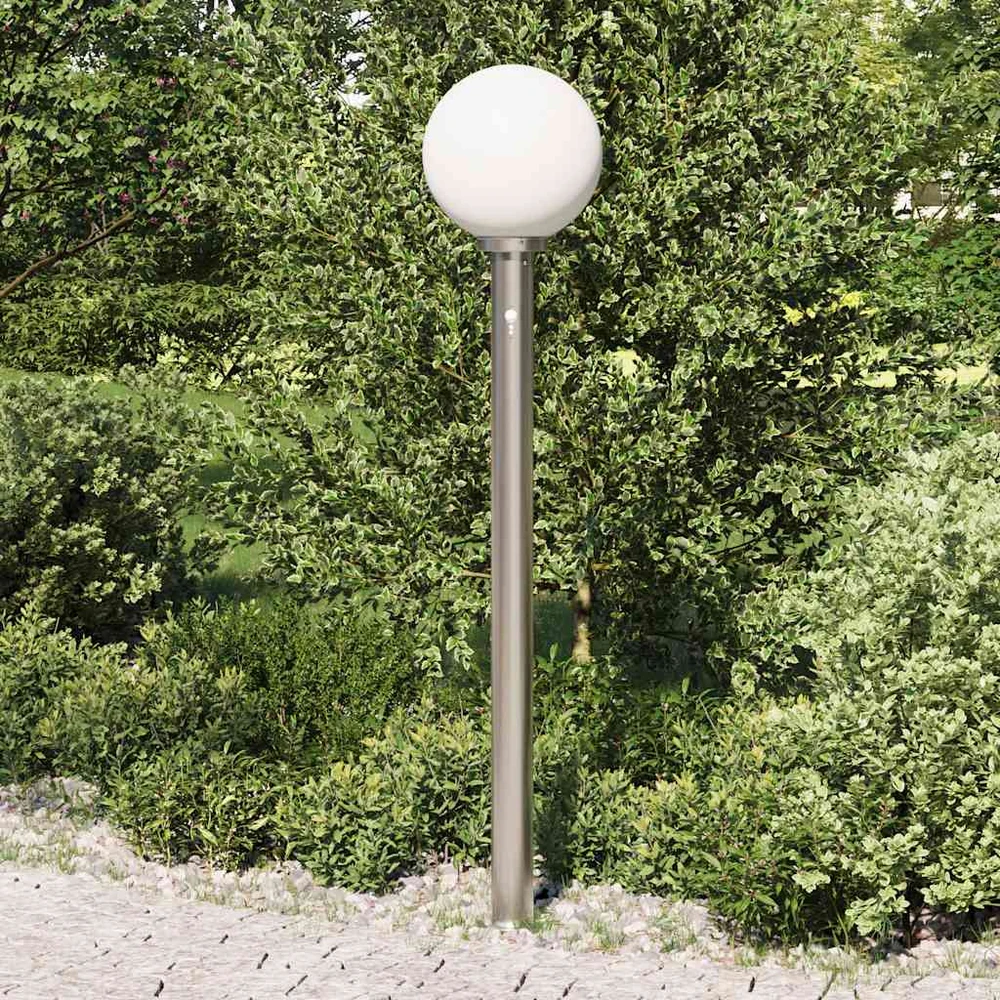 Pakabinamas šviestuvas Apsauginis stulpelis su jutikliu, 120 cm, nerūdijantis plienas, IP44