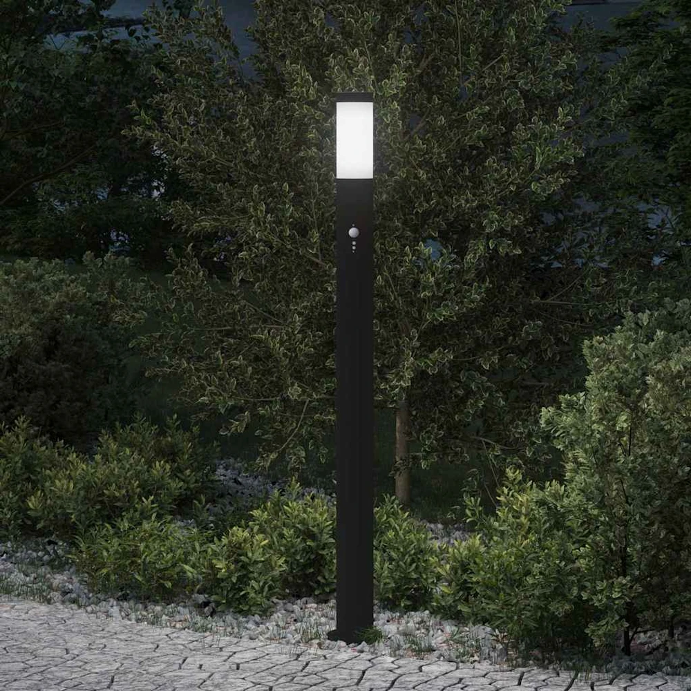 Pakabinamas šviestuvas Apsauginis šviestuvas su jutikliu, 110 cm, nerūdijantis plienas, IP44