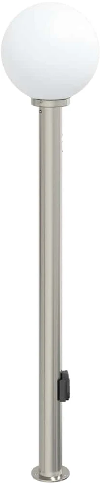 Pakabinamas šviestuvas Apsauginis šviestuvas su jutikliu ir lizdu, 120 cm, nerūdijantis plienas, IP44
