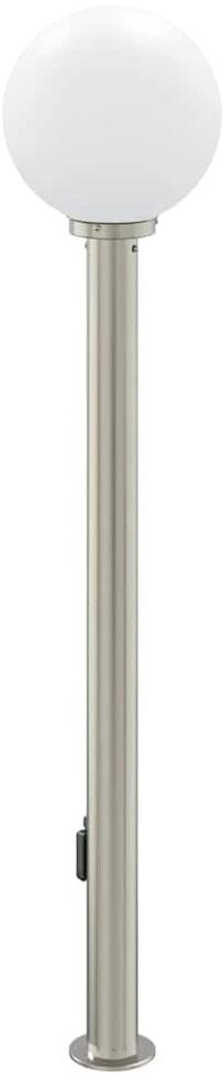 Pakabinamas šviestuvas Apsauginis šviestuvas su jutikliu ir lizdu, 120 cm, nerūdijantis plienas, IP44