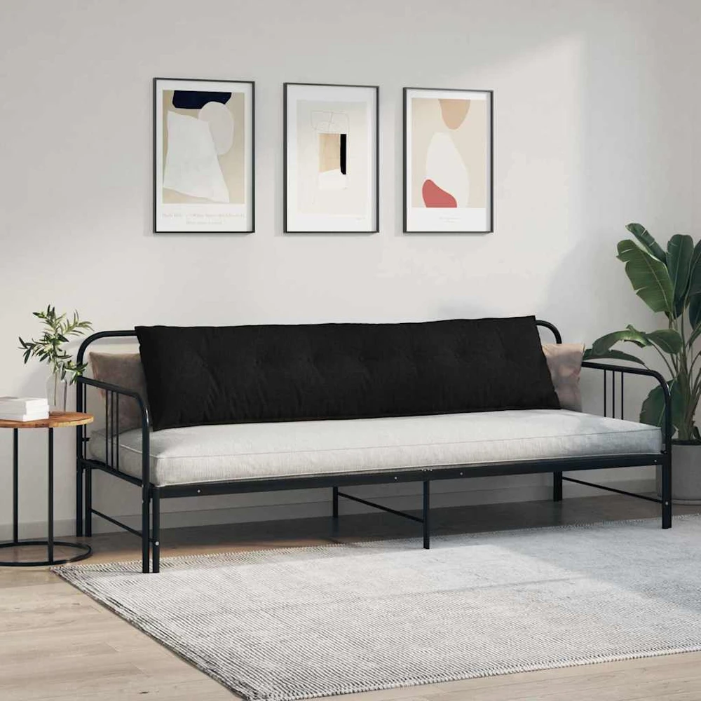 Apsaugos Pagalvė Juoda 200 x 19 x 50 cm audinys