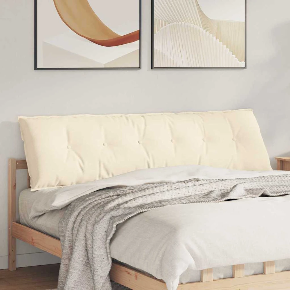 Apsaugos Pagalvė Kreminė 180 x 50 cm Kordūrinis audinys