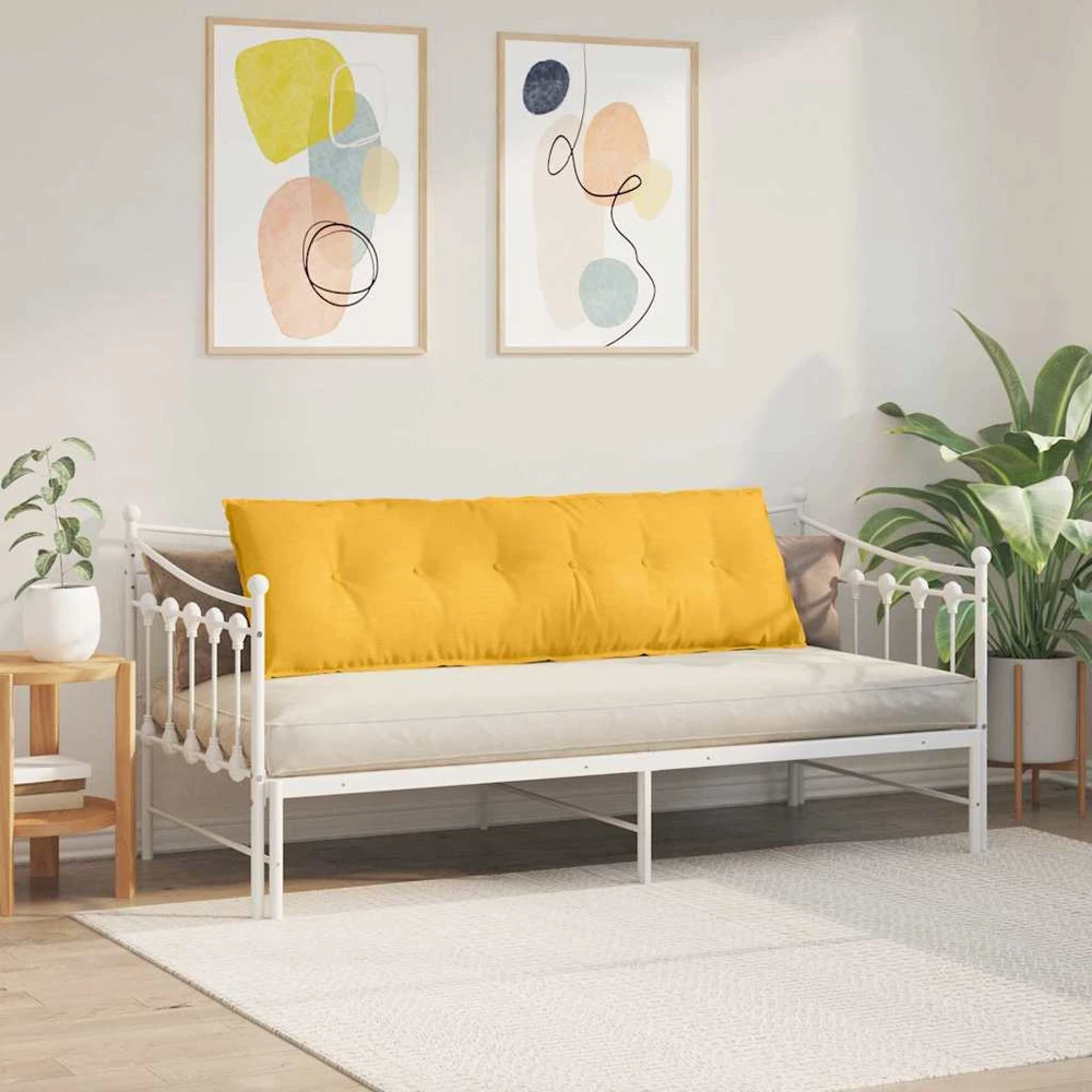Apsaugos Pagalvė Šviesi geltona 160 x 50 cm Kordūrinis audinys