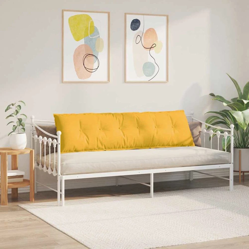 Apsaugos Pagalvė Šviesi geltona 180 x 50 cm Kordūrinis audinys