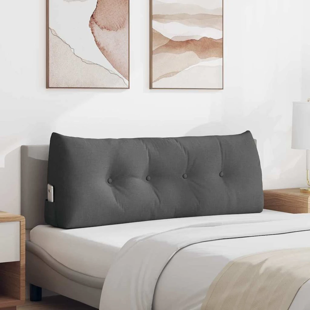 Apsaugos Pagalvė Tamsiai pilka 120 x 24 x 50 cm audinys