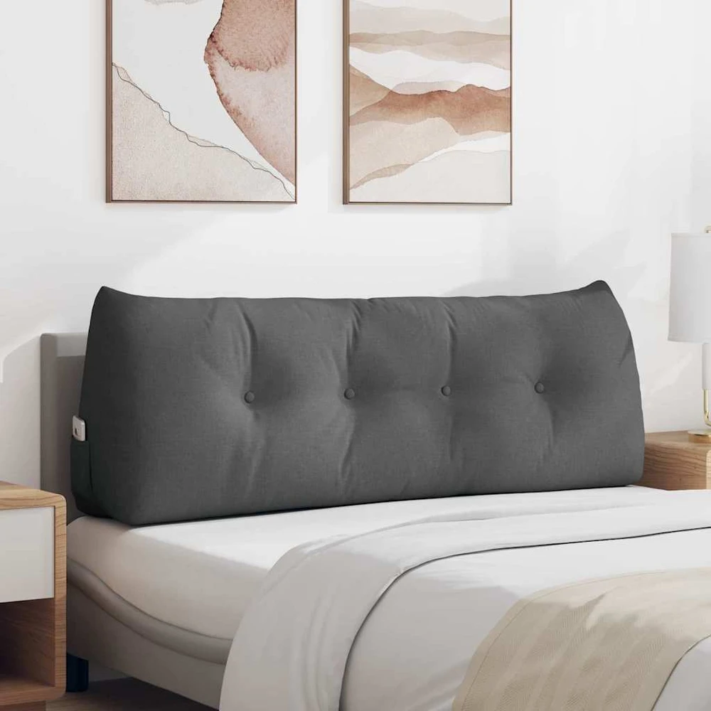 Apsaugos Pagalvė Tamsiai pilka 140 x 24 x 50 cm audinys