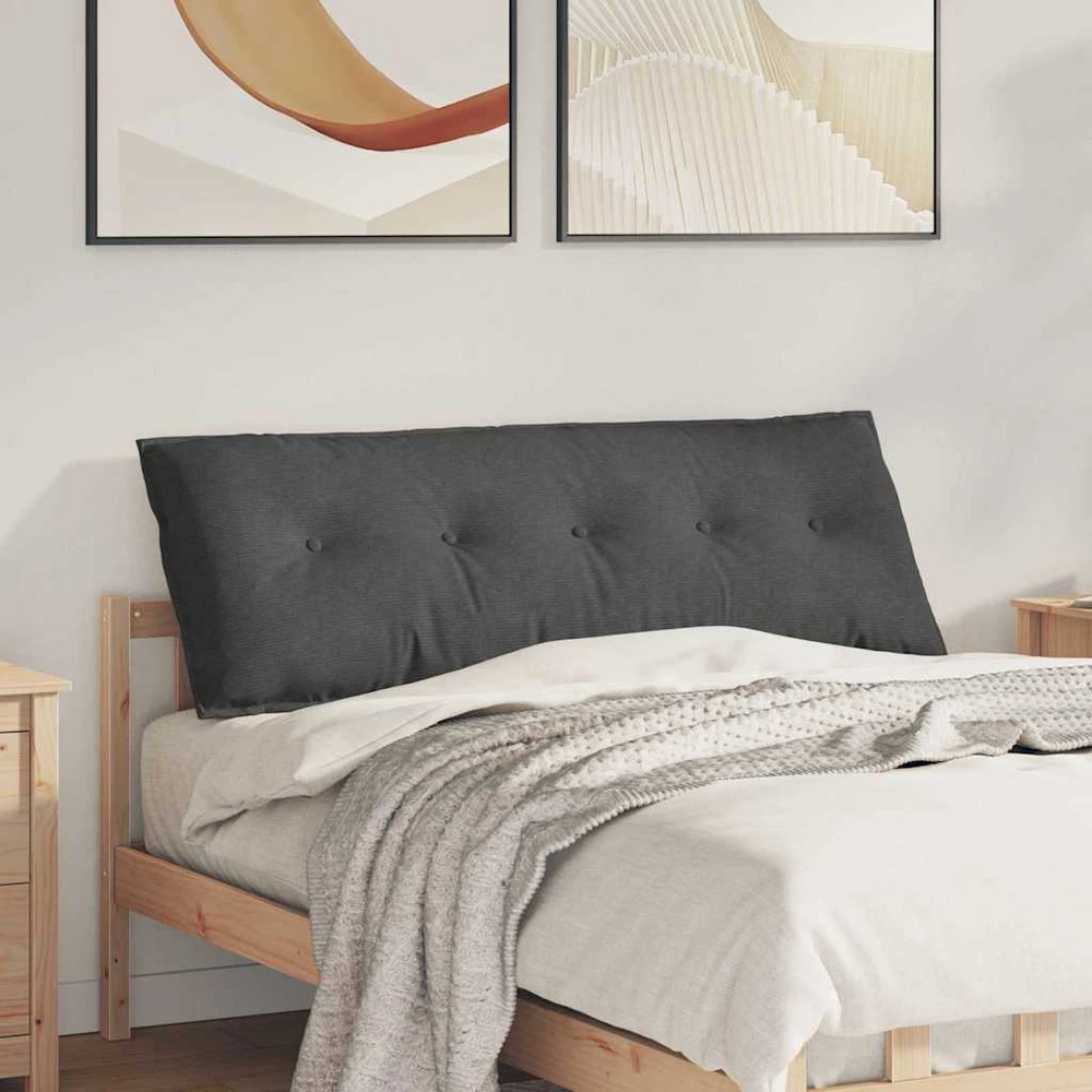 Apsaugos Pagalvė Tamsiai pilka 140 x 50 cm Kordūrinis audinys