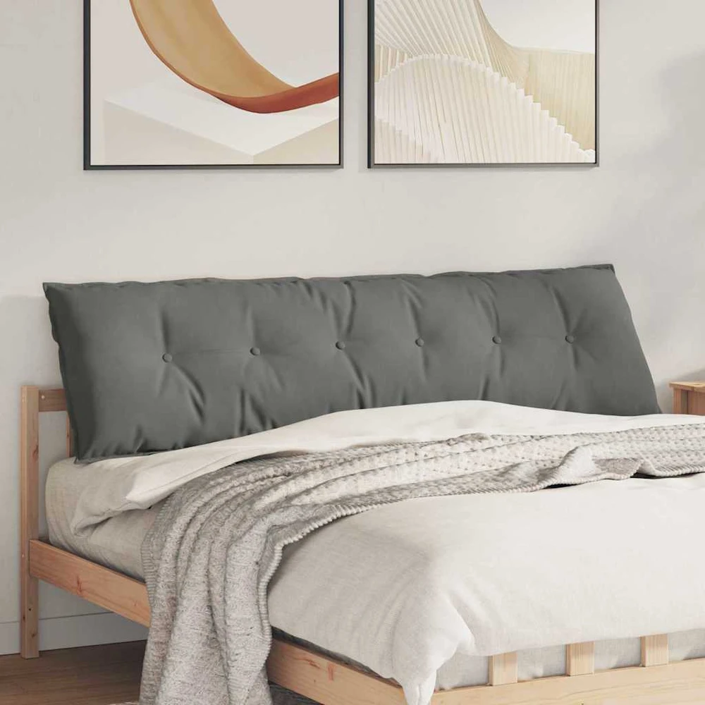 Apsaugos Pagalvė Tamsiai pilka 180 x 50 cm Mikropluošto audinys