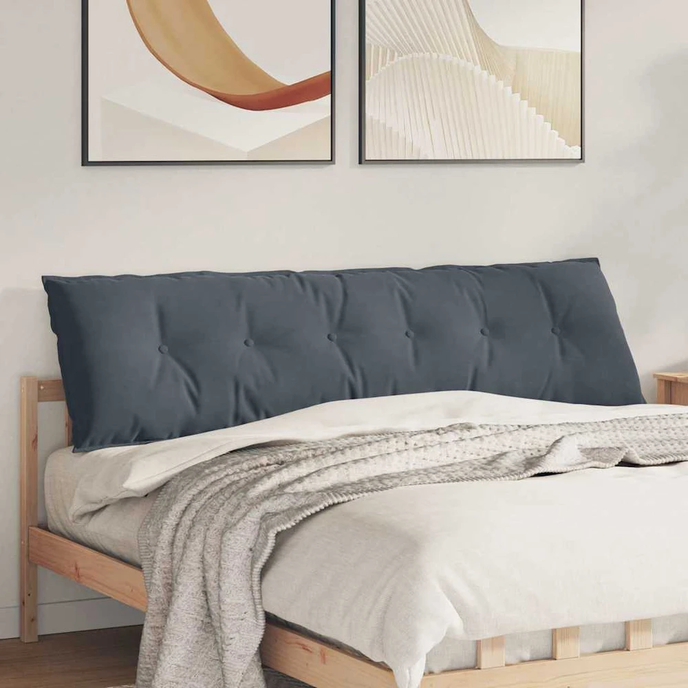 Apsaugos Pagalvė Tamsiai pilka 180 x 50 cm Kordūrinis audinys