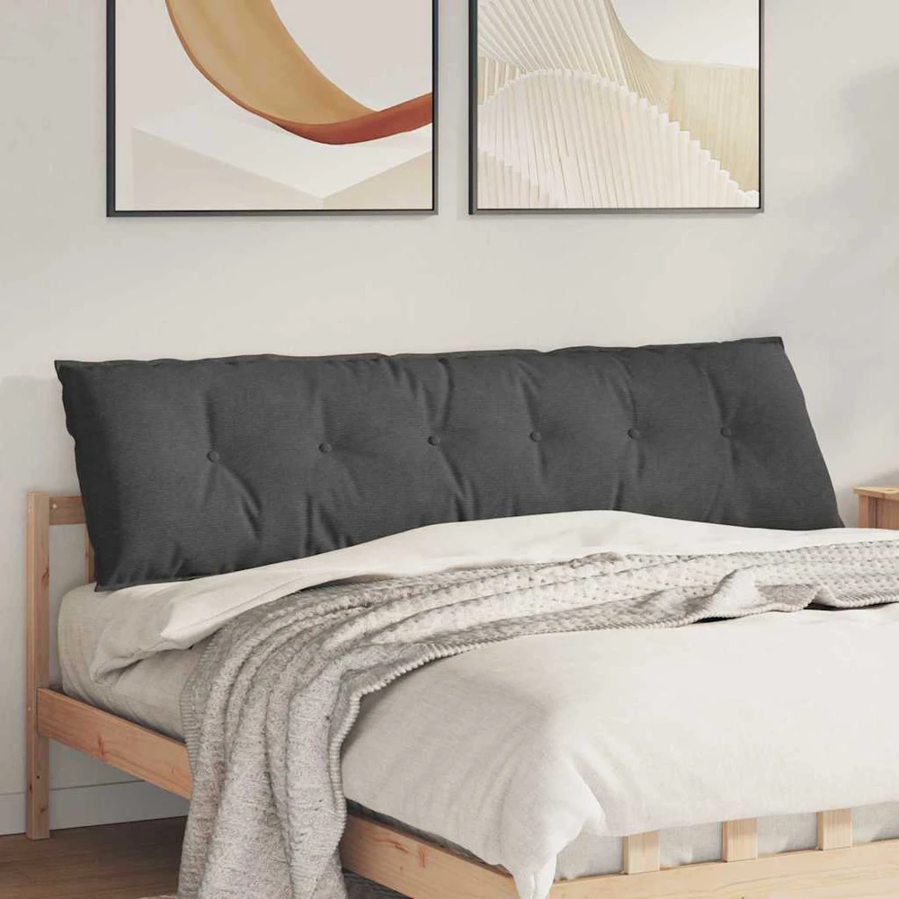 Apsaugos Pagalvė Tamsiai pilka 180 x 50 cm Kordūrinis audinys