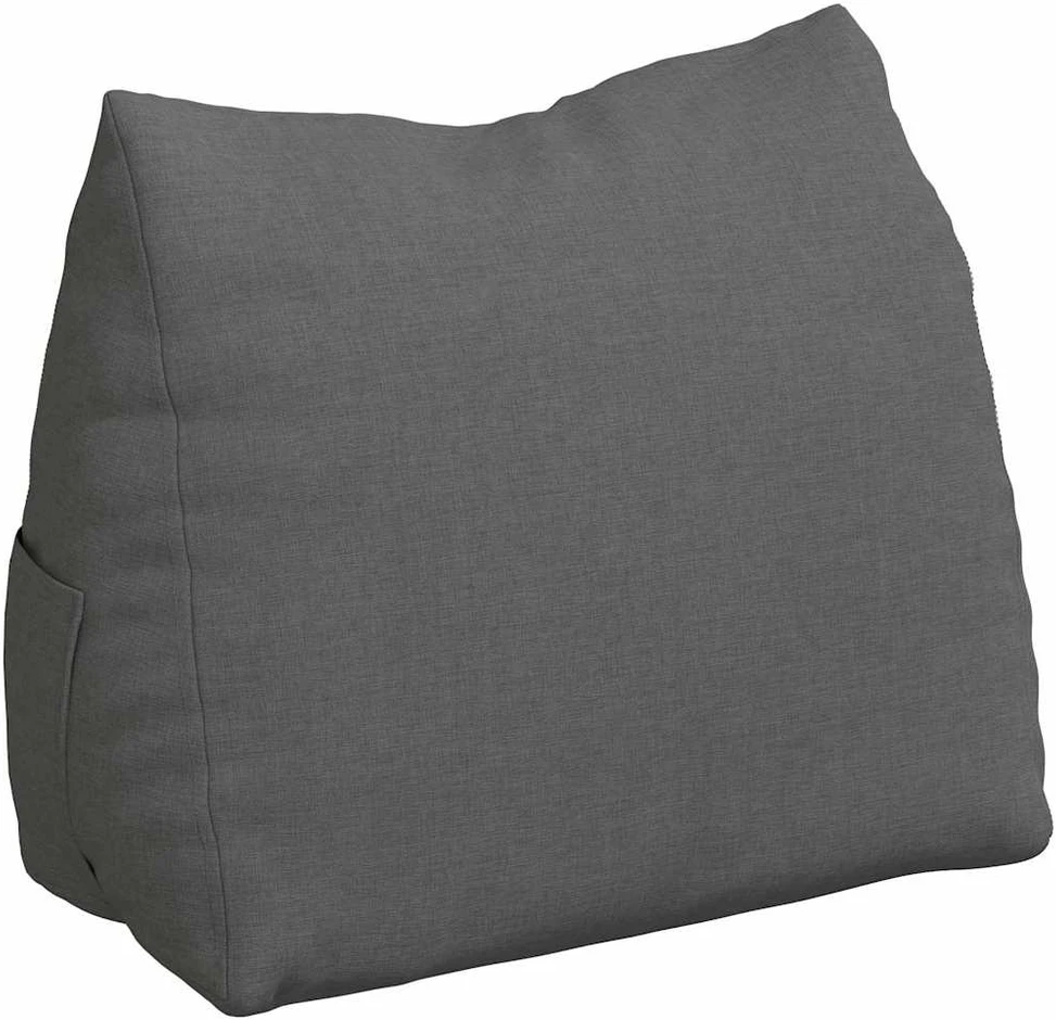 Apsaugos Pagalvė Tamsiai pilka 45 x 20 x 35 cm audinys