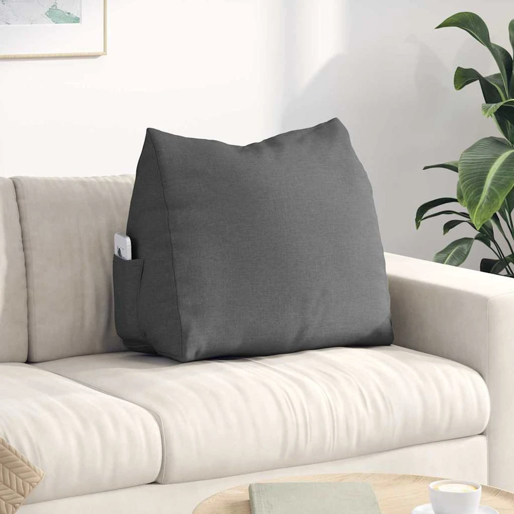 Apsaugos Pagalvė Tamsiai pilka 60 x 20 x 50 cm audinys