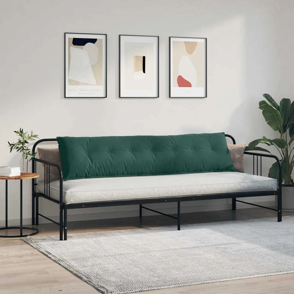 Apsaugos Pagalvė Tamsiai žalia 200 x 50 cm Kordūrinis audinys