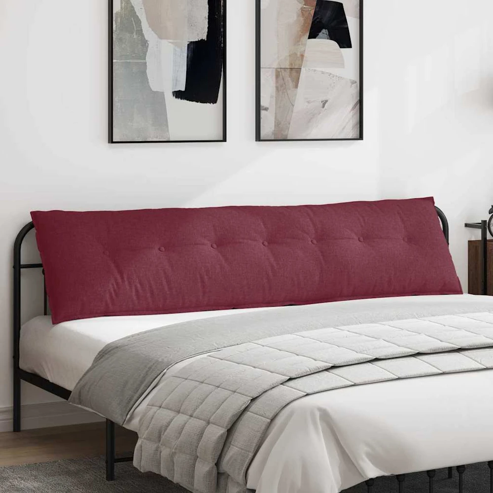 Apsaugos Pagalvė Vyno raudona 200 x 19 x 50 cm audinys