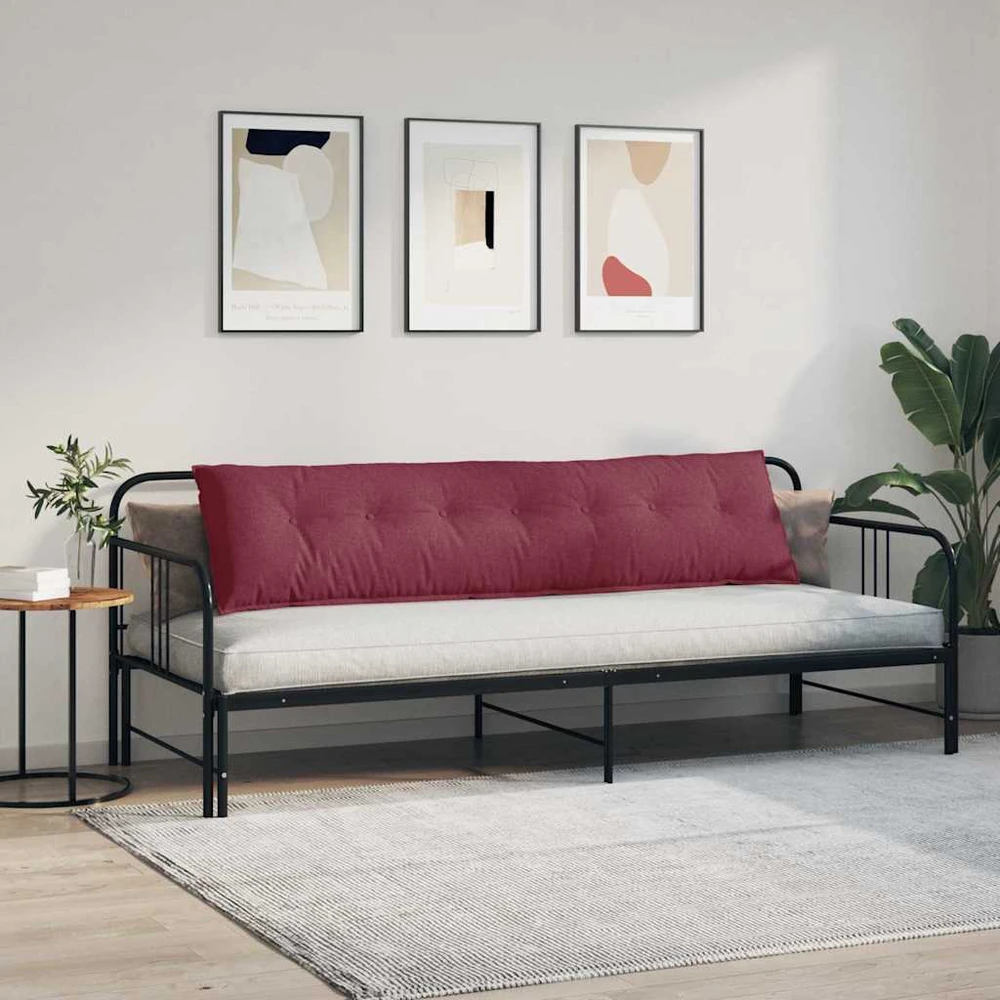 Apsaugos Pagalvė Vyno raudona 200 x 19 x 50 cm audinys
