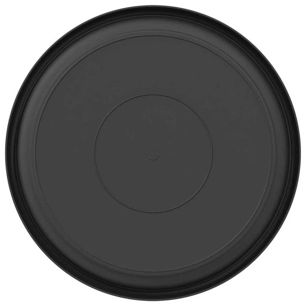 Apvalus gėlių padėklas 24 vnt. Juoda Ø 27 x 2,5 cm Plastmasė