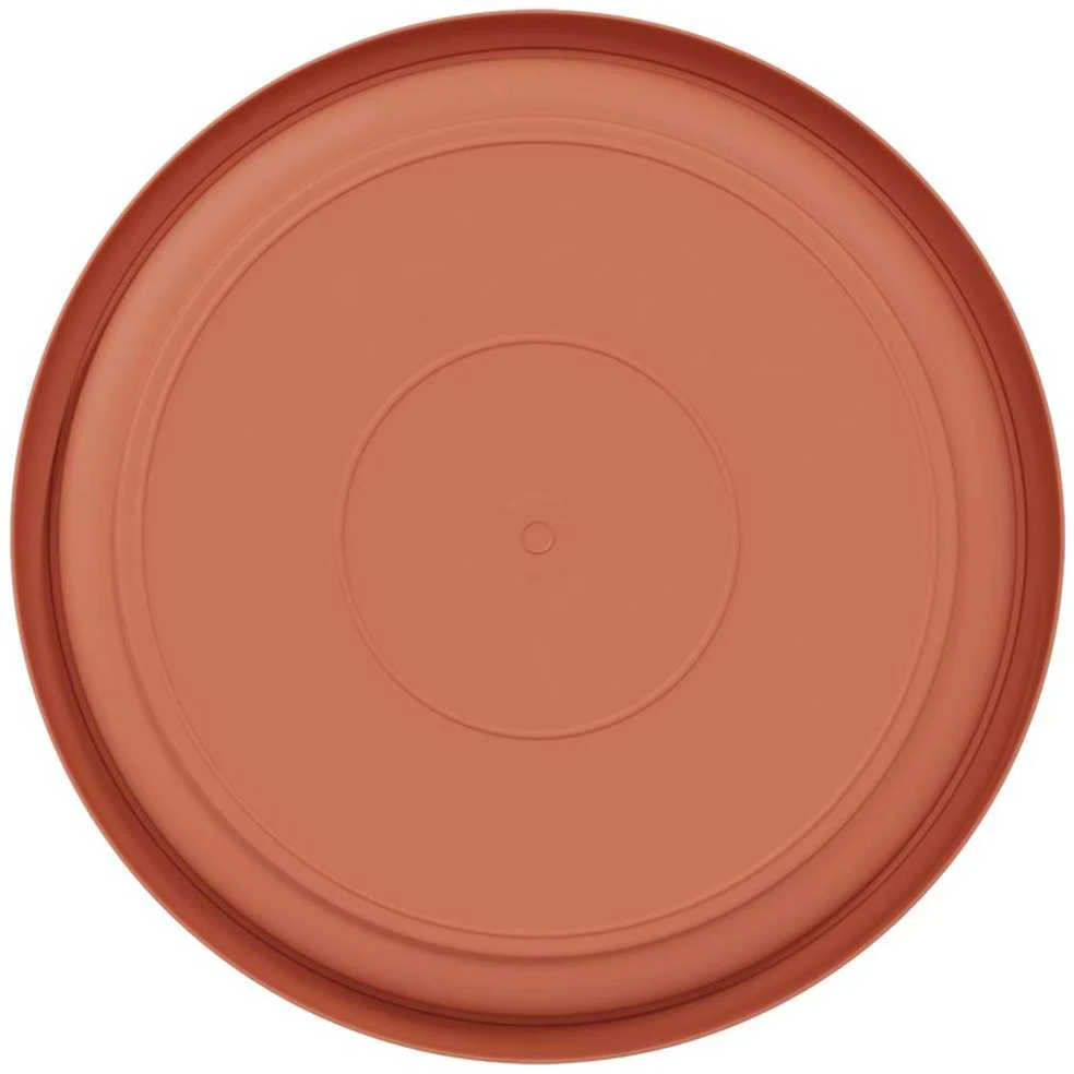 Apvalus gėlių padėklas 24 vnt. Raudona plyta Ø 19 x 2 cm