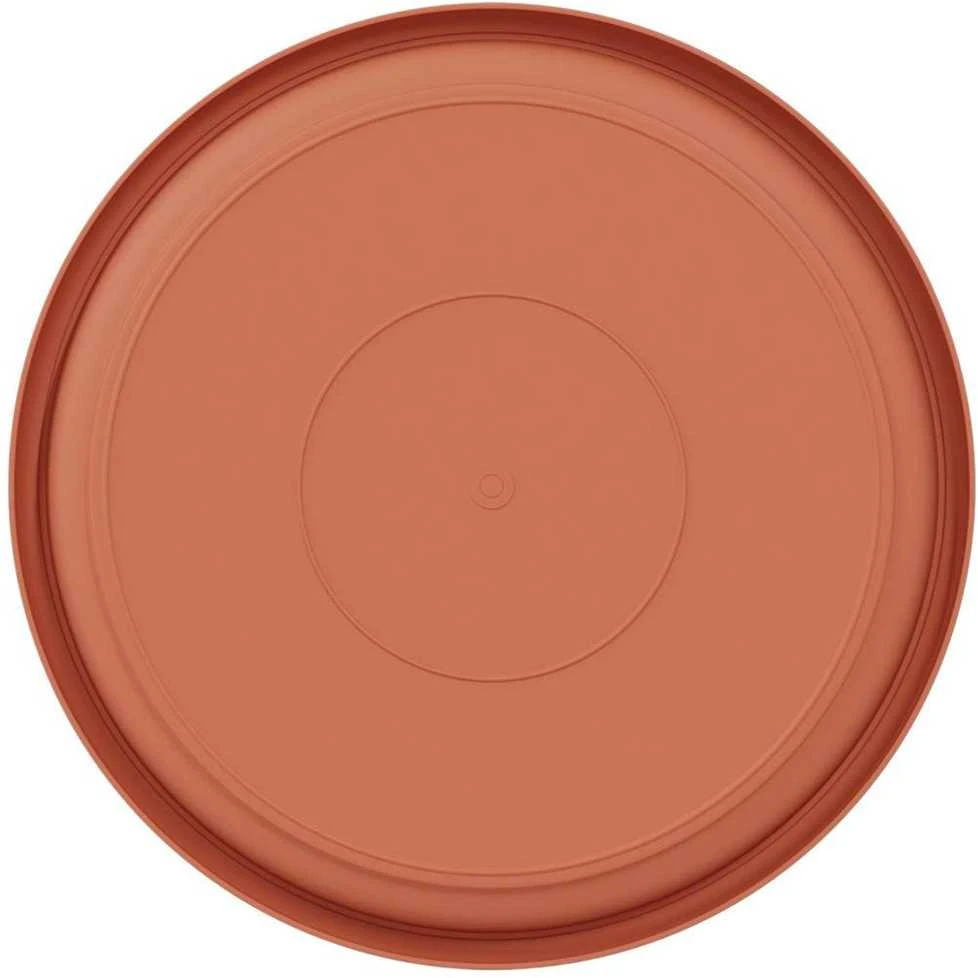 Apvalus gėlių padėklas 24 vnt. Raudona plyta Ø 27 x 2,5 cm