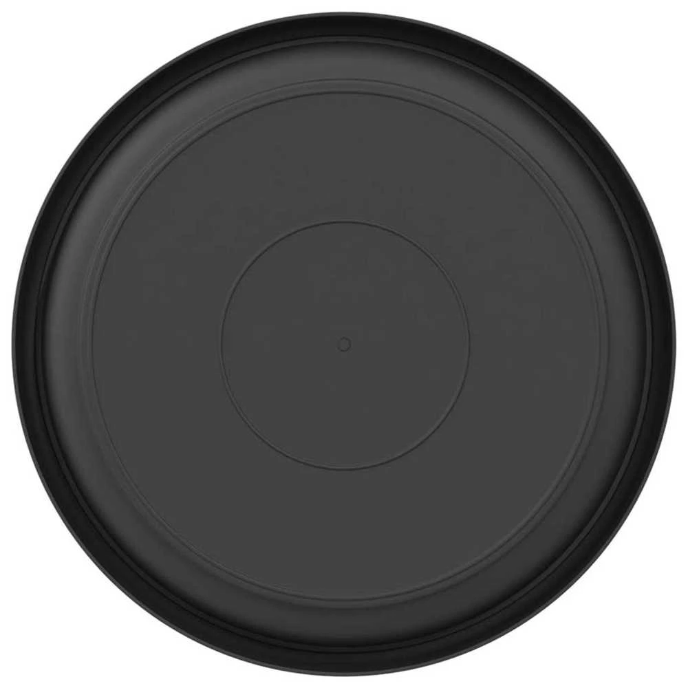 Apvalus gėlių padėklas 6 vnt. Juoda Ø 23,5 x 2,5 cm Plastmasė