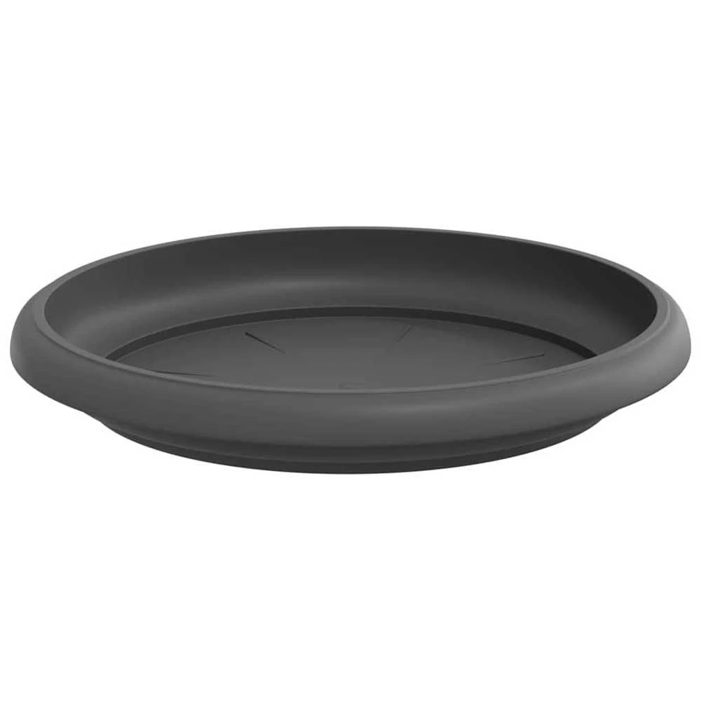 Apvalus gėlių padėklas 6 vnt. Juoda Ø 15,5 x 2 cm Plastmasė
